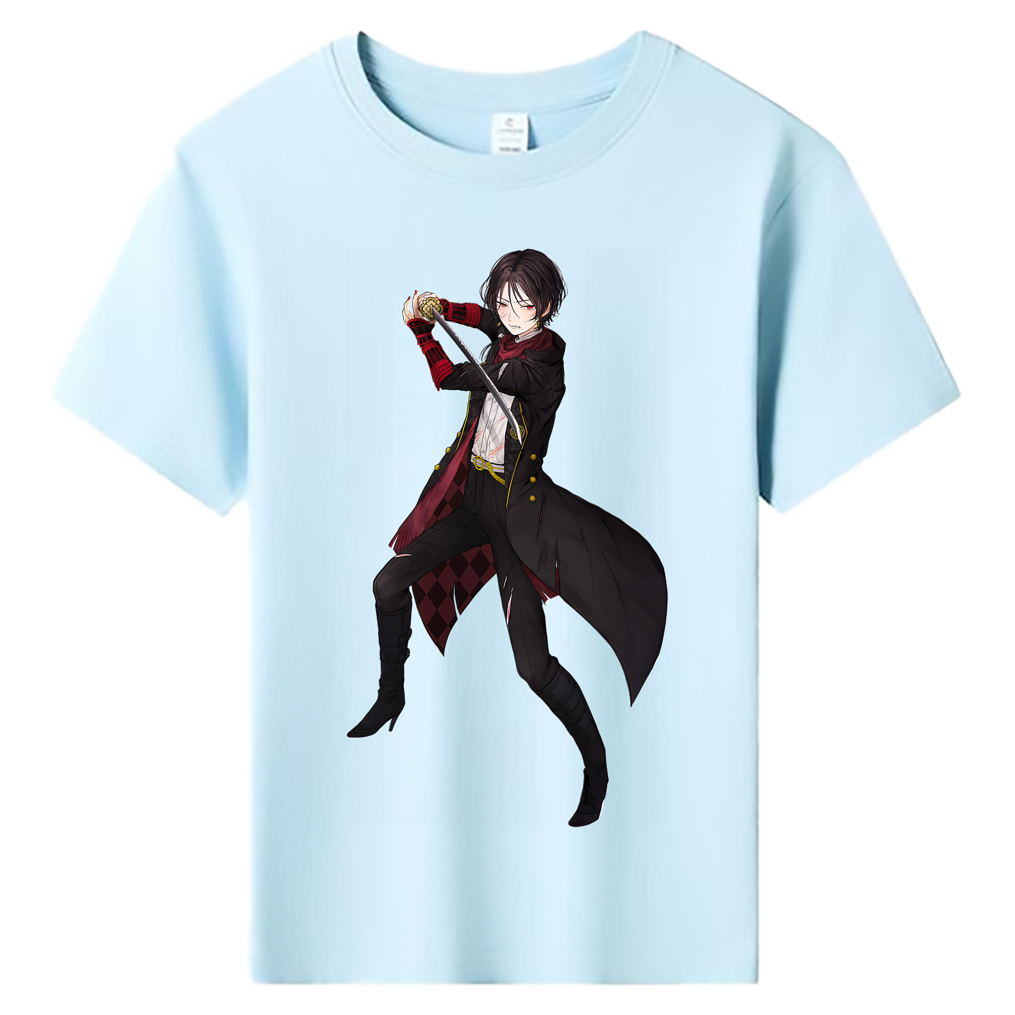 （画像用） 刀剣乱舞 Touken Ranbu 綿100％キッズTシャツ（フロントプリント）